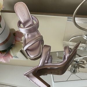 DKNY Women's Pink Strappy Heels